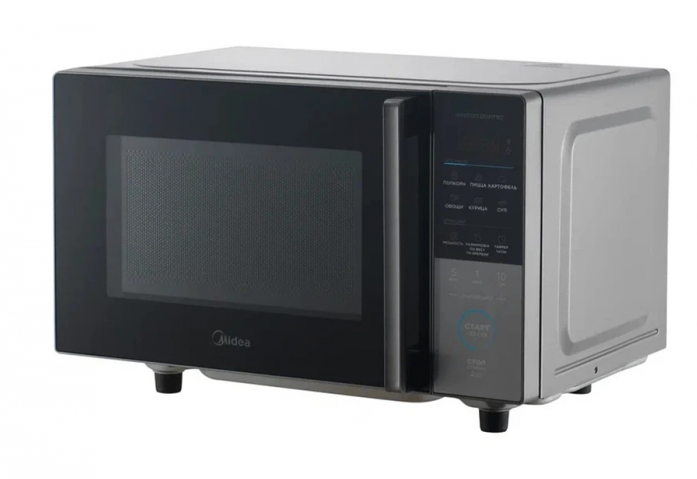 Микроволновая печь Midea EM720CFR-BG черный/серый в магазине «На диване» в Хабаровске  — Выгодная цена