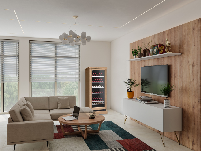 Винный шкаф DOMETIC C101G Wooden Beech в магазине «На диване» в Хабаровске  — Выгодная цена