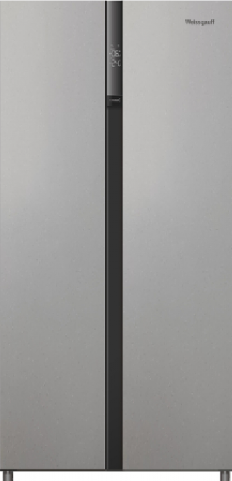 Холодильник Weissgauff WSBS 600 NoFrost Inverter Bru Steel Glass