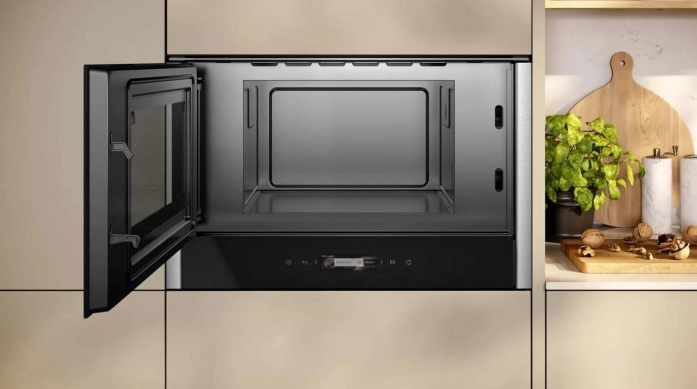 Встраиваемая микроволновая печь Neff NR4WR21N1 черный/нержавеющая сталь в магазине «На диване» в Хабаровске  — Выгодная цена