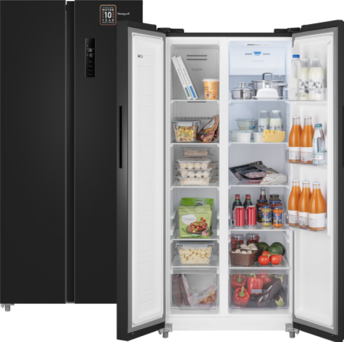 Холодильник Weissgauff WSBS 500 Inverter NoFrost Black 433 047 в магазине «На диване» в Хабаровске  — Выгодная цена