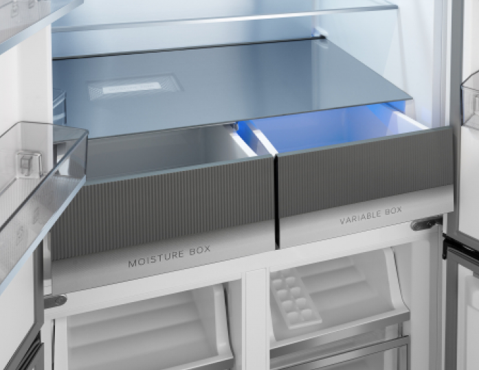 Холодильник Weissgauff WCD 450 Rock Glass NoFrost Inverter 437286 в магазине «На диване» в Хабаровске  — Выгодная цена