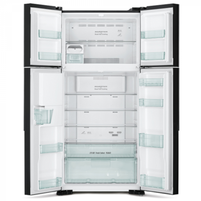 Холодильник Side-by-Side Hitachi R-W 662PU7X GGR в магазине «На диване» в Хабаровске  — Выгодная цена