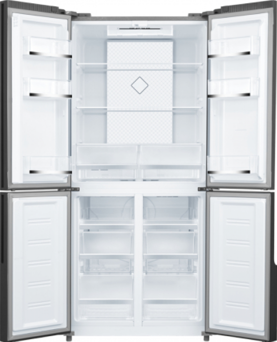 Холодильник Weissgauff WCD 450 White Rock Glass NoFrost Inverter 433 164 в магазине «На диване» в Хабаровске  — Выгодная цена