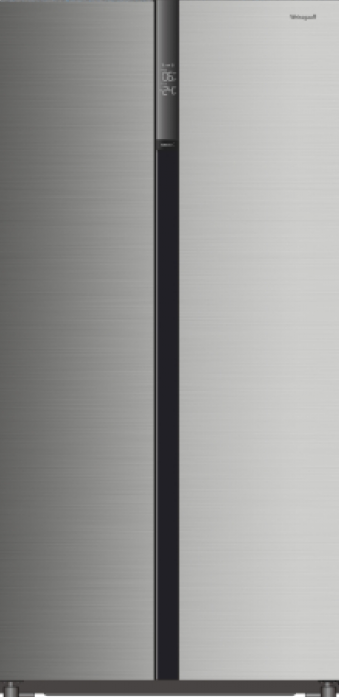 Холодильник Weissgauff WSBS 590 NoFrost Inverter Premium Inox Glass
