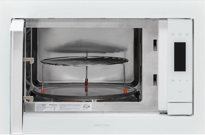 Встраиваемая микроволновая печь Krona ESSEN 60 WH DOTS в магазине «На диване» в Хабаровске  — Выгодная цена