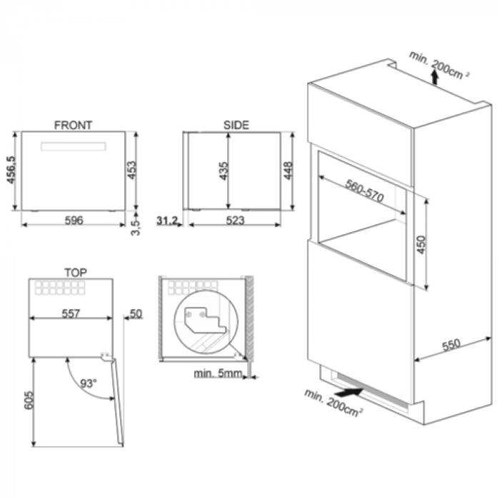 Винный шкаф Smeg CVI618LWNR2 в магазине «На диване» в Хабаровске  — Выгодная цена