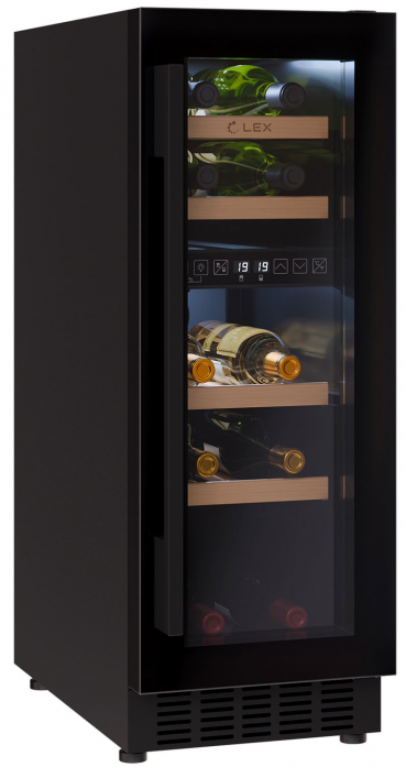 Винный шкаф Lex LWD3017BL dual zone в магазине «На диване» в Хабаровске  — Выгодная цена