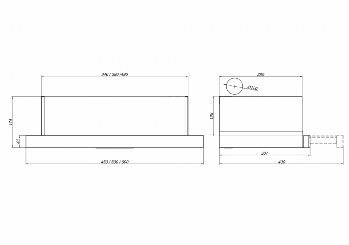 Кухонная вытяжка Elikor Интегра GLASS 50Н-400-В2Д нержавеющая сталь/белый в магазине «На диване» в Хабаровске  — Выгодная цена