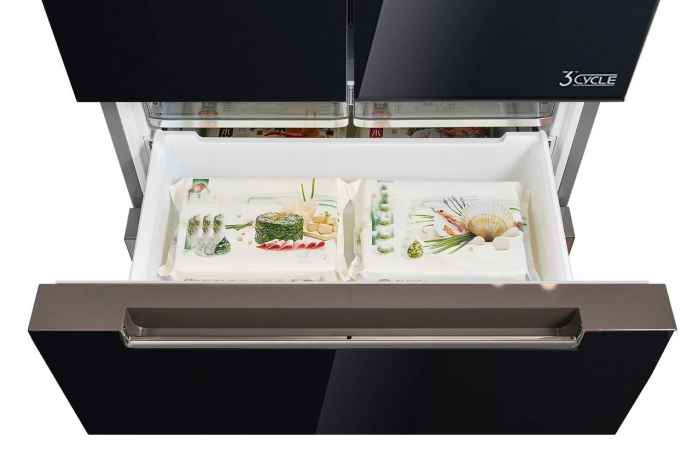 Холодильник Side-by-Side Toshiba GR-RF532WE-PMJ(06) в магазине «На диване» в Хабаровске  — Выгодная цена