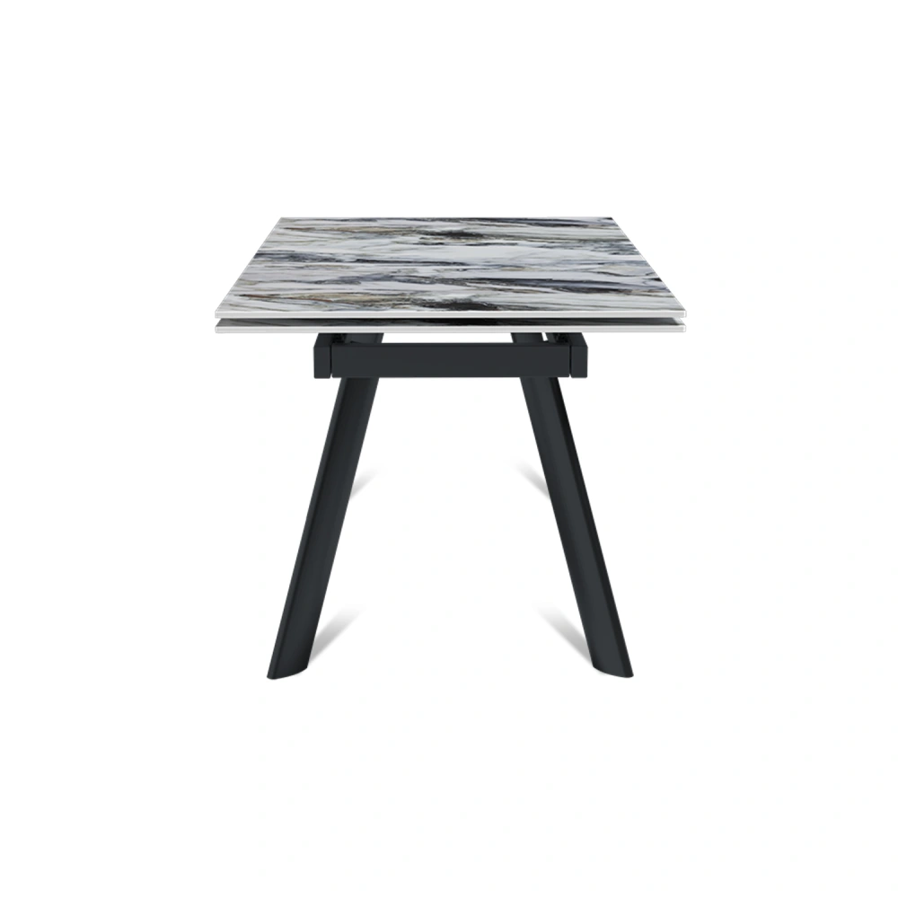 Стол раскладной Stone (140+40+40), керамика глянцевая Cold Jade в магазине «На диване» в Хабаровске  — Выгодная цена