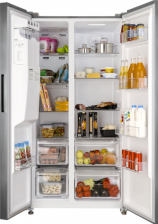 Холодильник Weissgauff WSBS 695 NFX Inverter Ice Maker 430 194 в магазине «На диване» в Хабаровске  — Выгодная цена