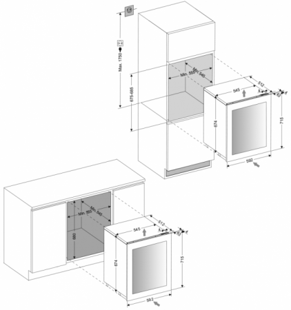Винный шкаф Dunavox DAVG-32.80DB.TO в магазине «На диване» в Хабаровске  — Выгодная цена