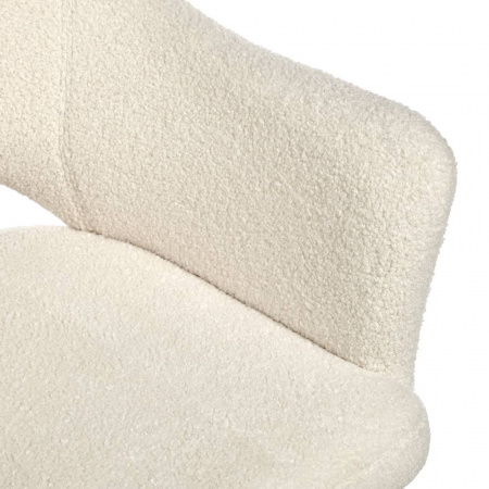 Стул Bruno белый, искусственный мех в магазине «На диване» в Хабаровске  — Выгодная цена