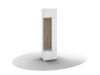ФЕДЕРИКА шкаф со стеклом ШС-01, белый бриллиант/дуб эвок
