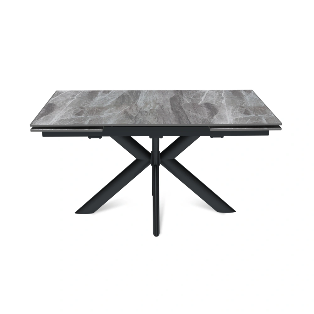 Стол раскладной Strong (140+40+40), керамика глянцевая Italian Light Grey в магазине «На диване» в Хабаровске  — Выгодная цена