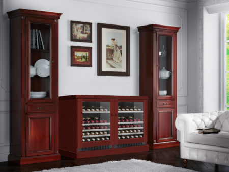 Винный шкаф DOMETIC C50G Double Wooden Mahogany в магазине «На диване» в Хабаровске  — Выгодная цена