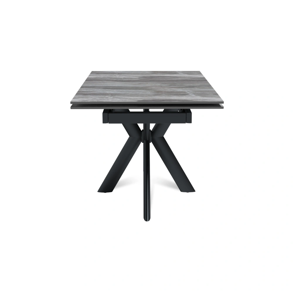 Стол раскладной Strong (140+40+40), керамика глянцевая Italian Light Grey в магазине «На диване» в Хабаровске  — Выгодная цена