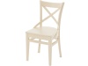 Обеденная группа (Стол Кабриоль круг и 4 стула Соло Венский жесткий), слоновая кость в магазине «На диване» в Хабаровске  — Выгодная цена