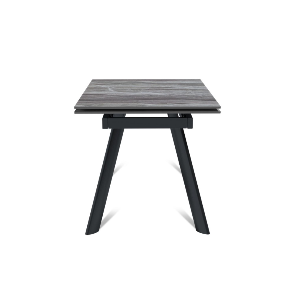 Стол раскладной Stone (120+30+30), керамика глянцевая Italian Light Grey в магазине «На диване» в Хабаровске  — Выгодная цена