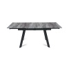 Стол раскладной Stone (120+30+30), керамика глянцевая Italian Light Grey